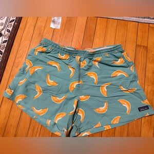 Teal Patagonia Baggies women’s sz Lg